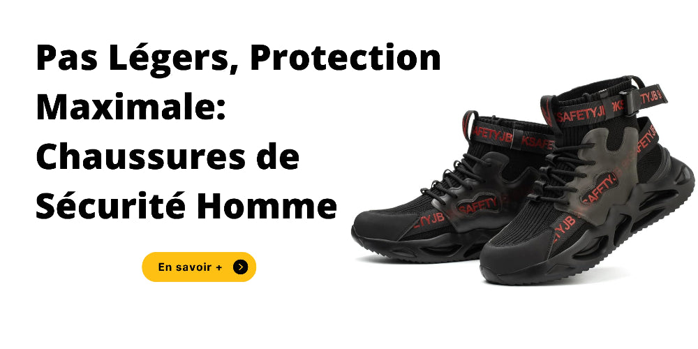 Pas Légers, Protection Maximale: Chaussures de Sécurité Homme